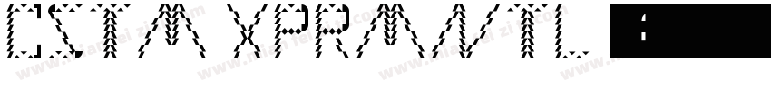 CSTM XPRMNTL 01 30082017 Regular字体转换